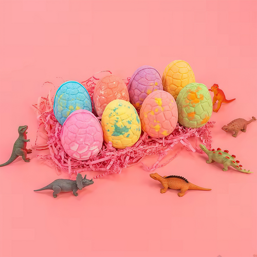 Dinosaurier-Ei-Badebomben-Geschenkset