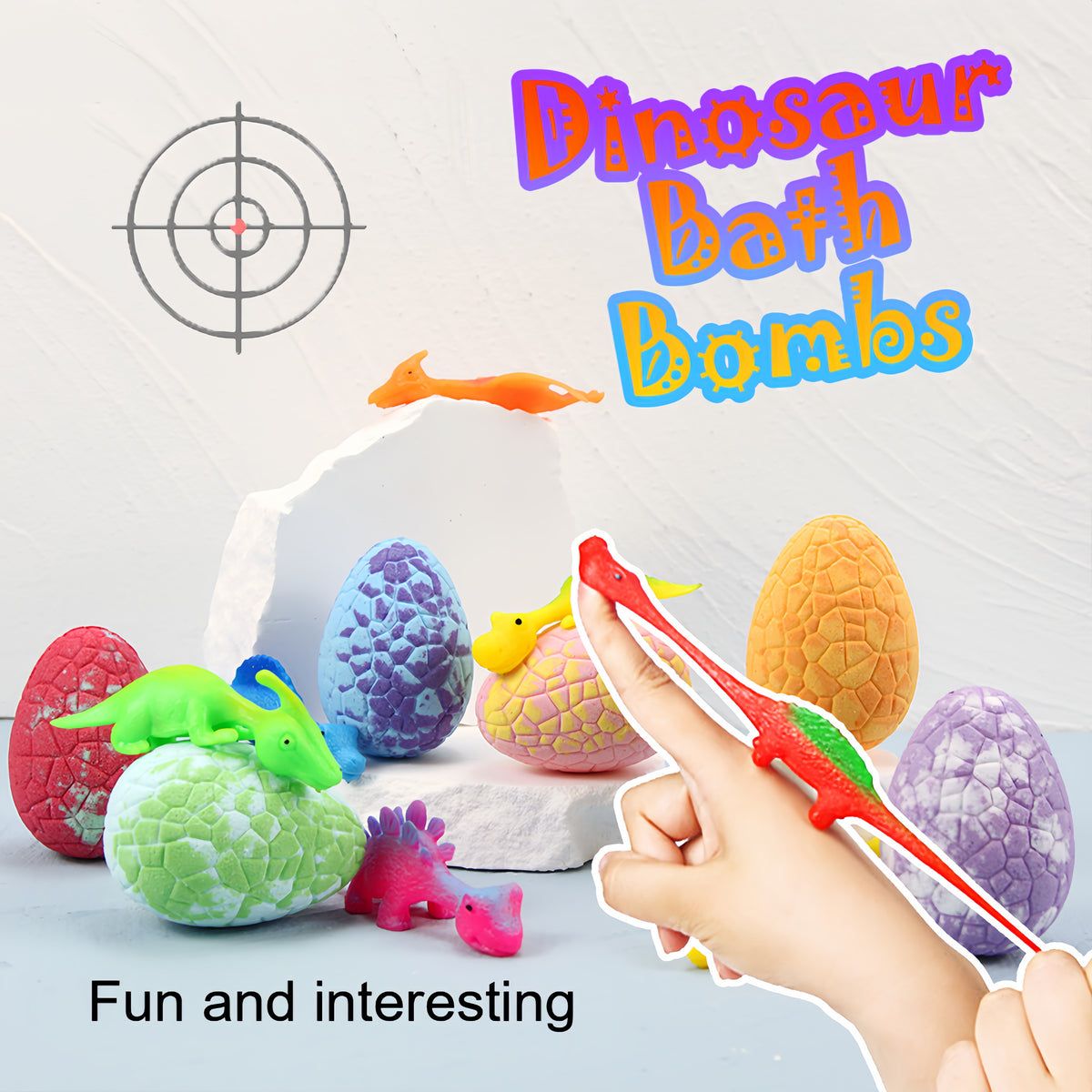 Dinosaurier-Ei-Badebomben-Geschenkset