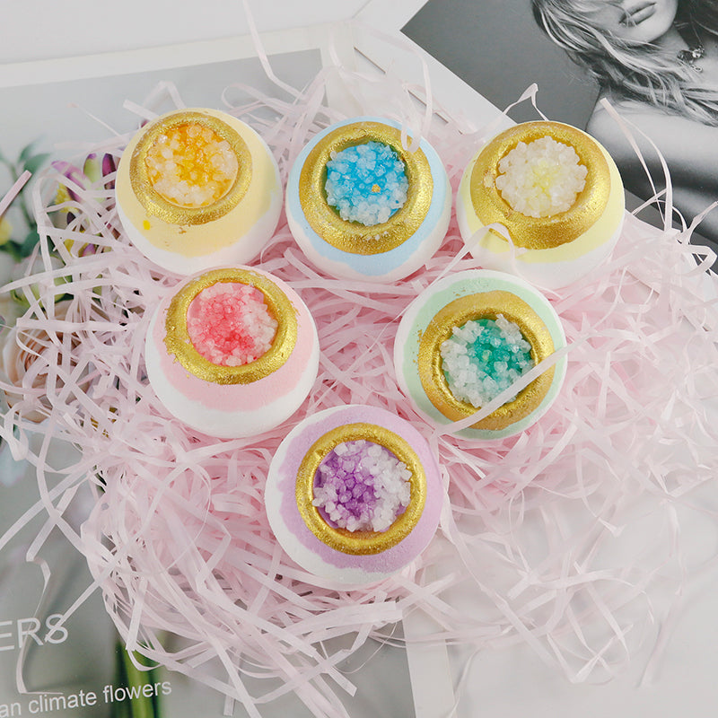 Kristall-Badebomben – 6er / 12er Geschenkset