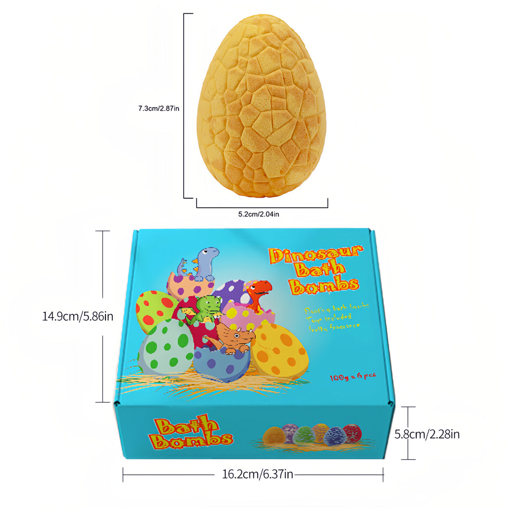 Dinosaurier-Ei-Badebomben-Geschenkset